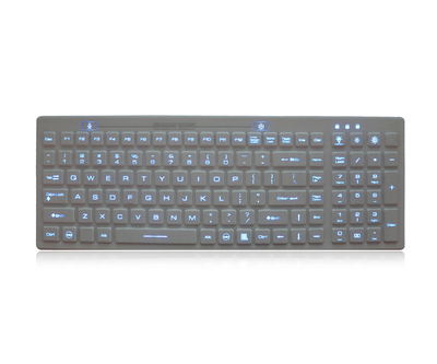 K-TEK-M380KP-FN-BL-DT medical silicone rubber keyboard with backlight