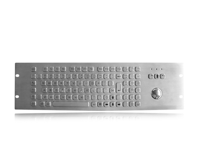 K-TEK-A19U-MTB-KP-FN 19U industrial metal trackball keyboard