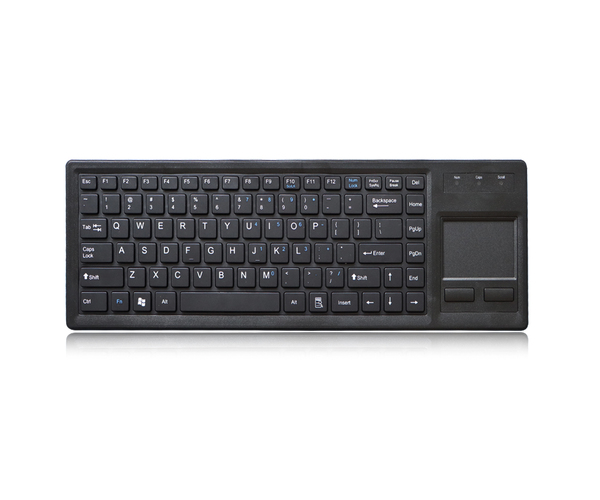 K-TEK-C400TP-FN-DT desktop plastic keyboard with touchpad mouse