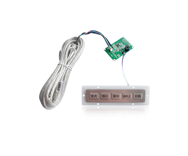 K-TEK-B135FK-5-DWP metal function keypad with external USB controller