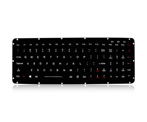 K-TEK-M315KP-FN-MS-BL Rugged laptop keyboard with numeric keypad