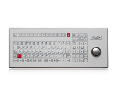 K-TEK-D410-OTB-KP-FN-SW-EP membrane keyboard with aluminum frame