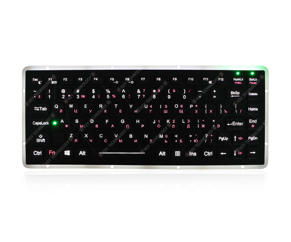 K-TEK-M270-FN-AC-BL-DWP IP65 многорядная клавиатура с подсветкой