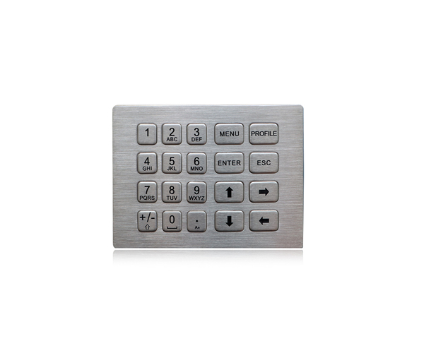 K-TEK-B139KP-20-DWP 20 keys USB metal numeric pad