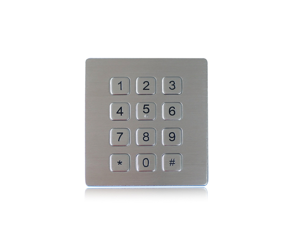 K-TEK-B88KP-DWP 3x4 metal keypad
