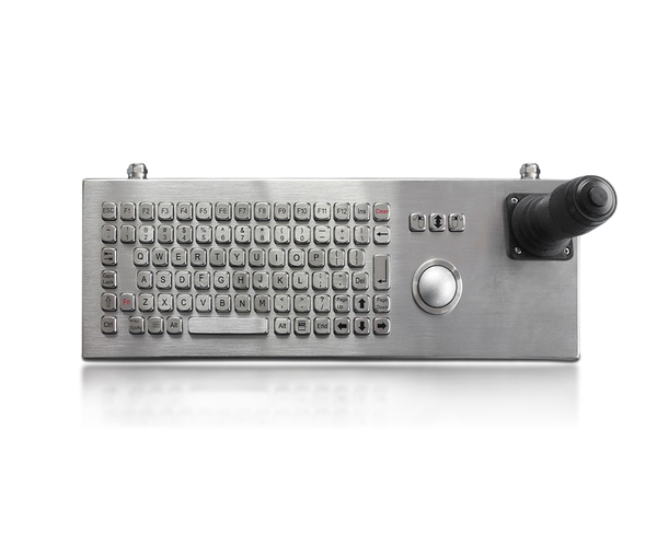 K-TEK-A443-38-OTB-JS-FN-DT-DWP Joystick marine industrial keyboard