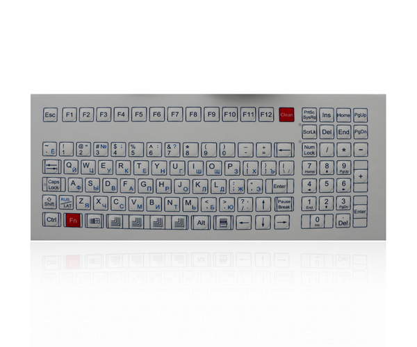 K-TEK-D349KP-FN-SW food processing membrane flat keyboard
