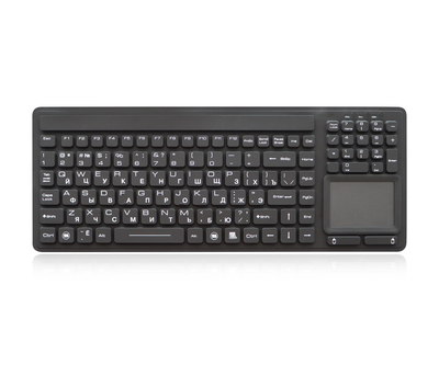 K-TEK-M347TP-KP-FN-DT IP68 моющаяся медицинская клавиатура-тачпад