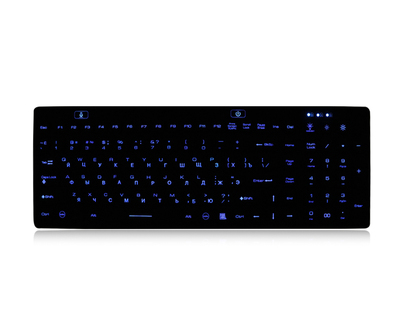 K-TEK-M380KP-FN-BL-DT медицинская силиконовая клавиатура с подсветкой