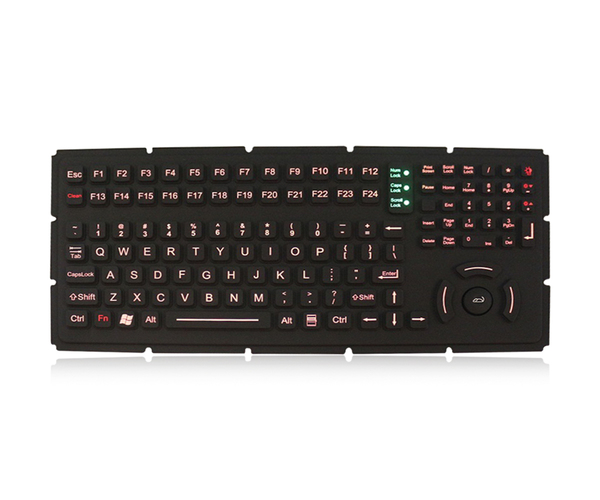 K-TEK-M365HP-KP-FN-BL-ML-EMC-OEM Military Silicone Backlight Keyboard with FSR mouse button